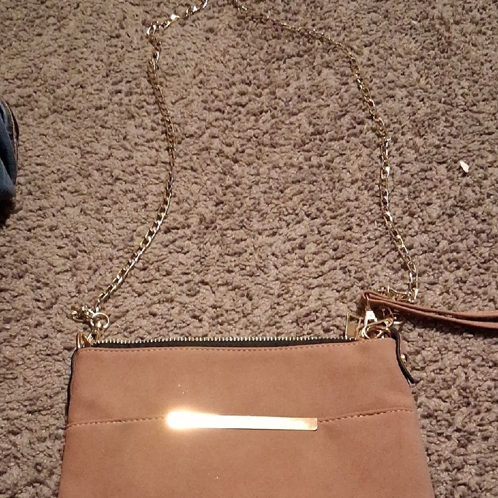 Elegant Tan Crossbody Bag